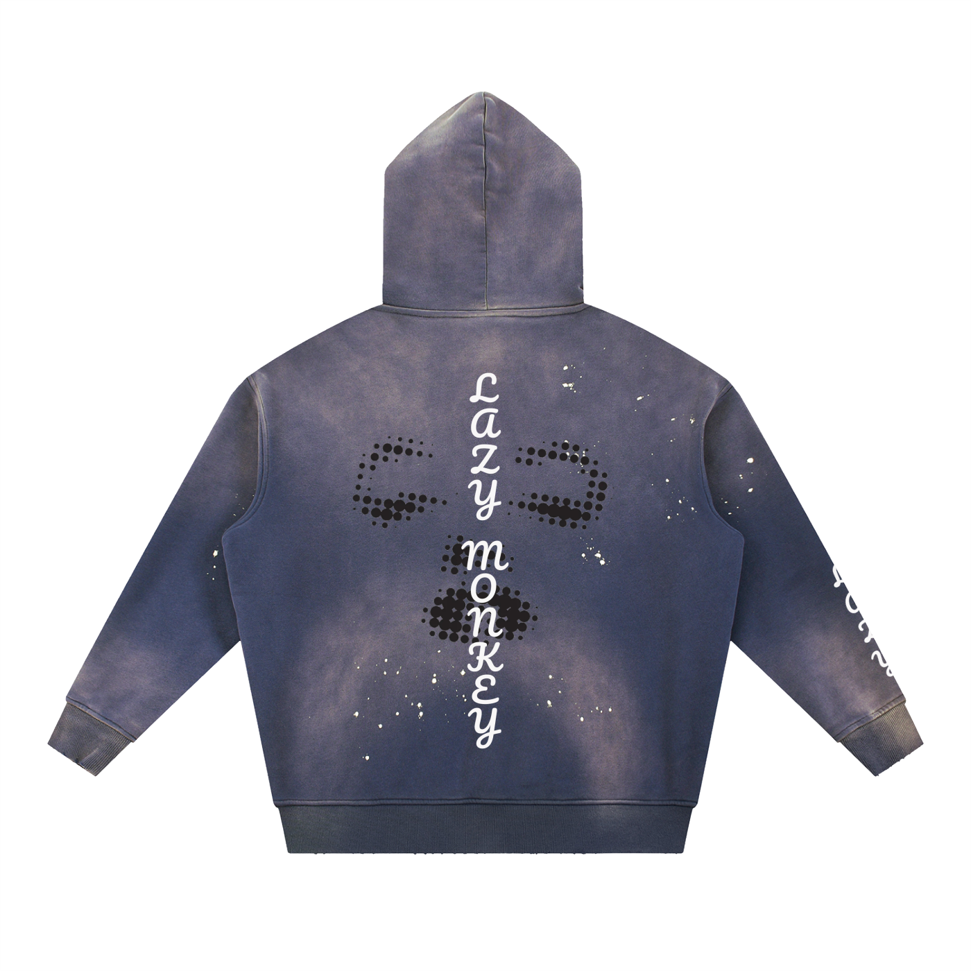 Washed Frayed Hoodie