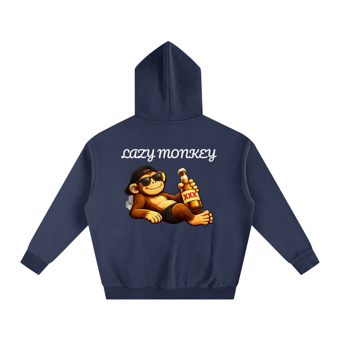 Oversize Lazy Monkey Hoodie