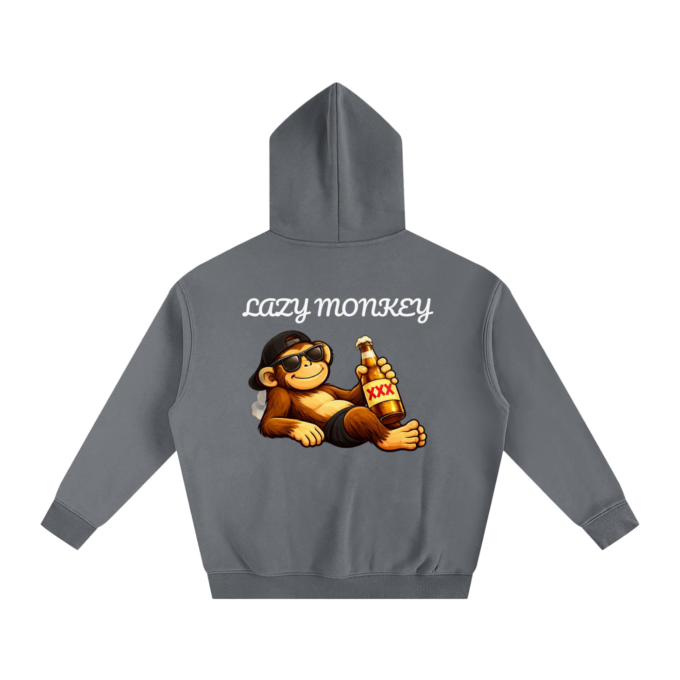 Oversize Lazy Monkey Hoodie