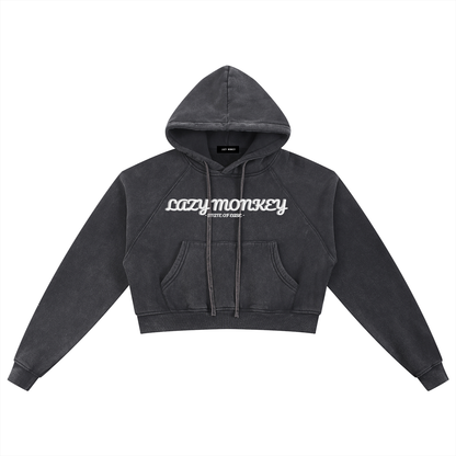Cropped,Hoodie