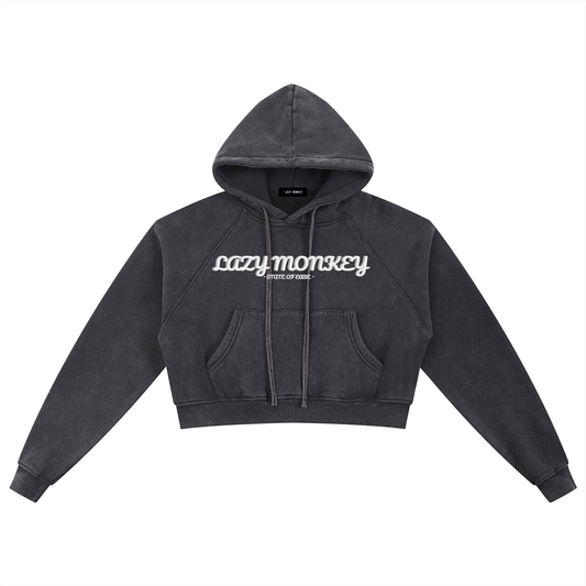 Cropped,Hoodie