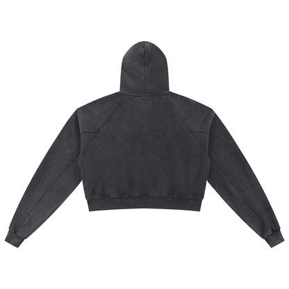 Cropped,Hoodie