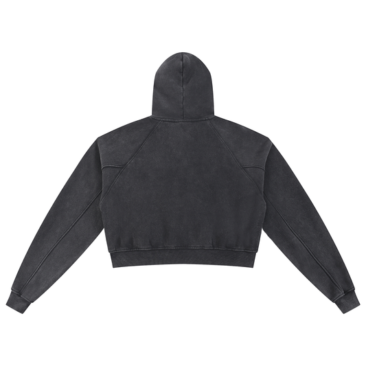 Cropped,Hoodie