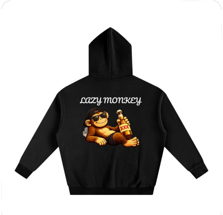 Oversize Lazy Monkey Hoodie