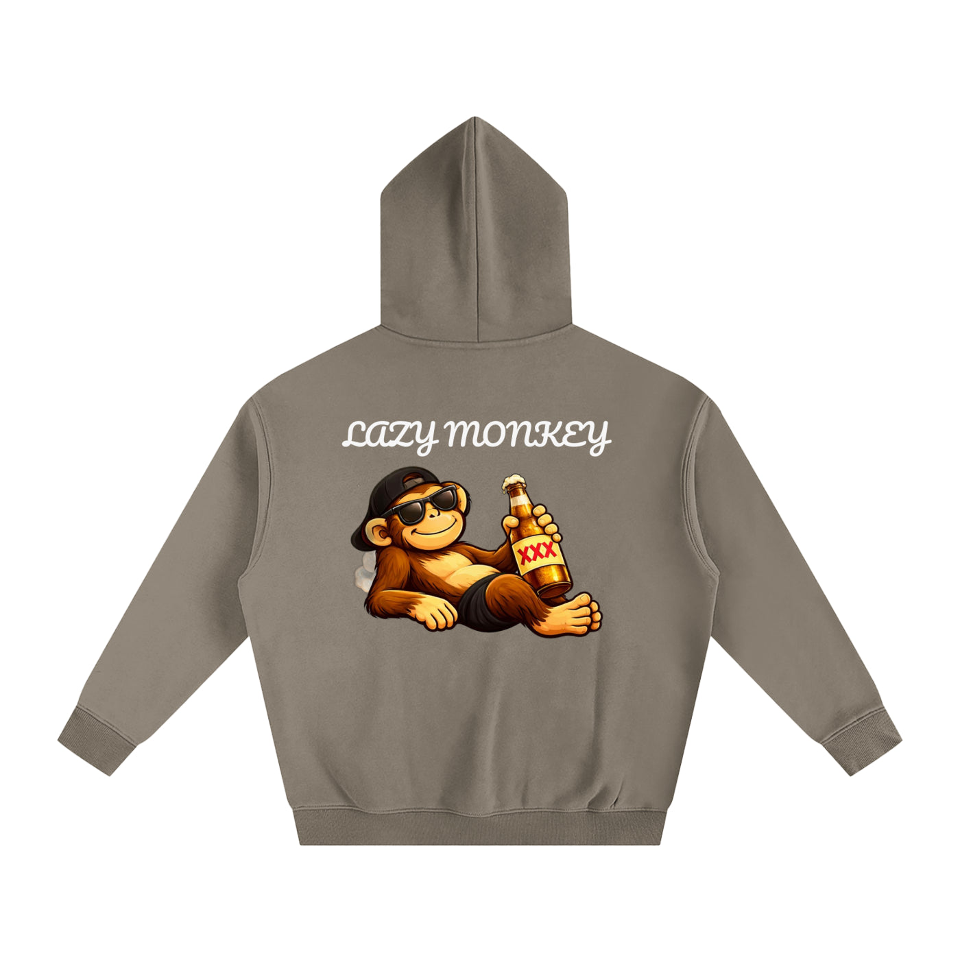 Oversize Lazy Monkey Hoodie