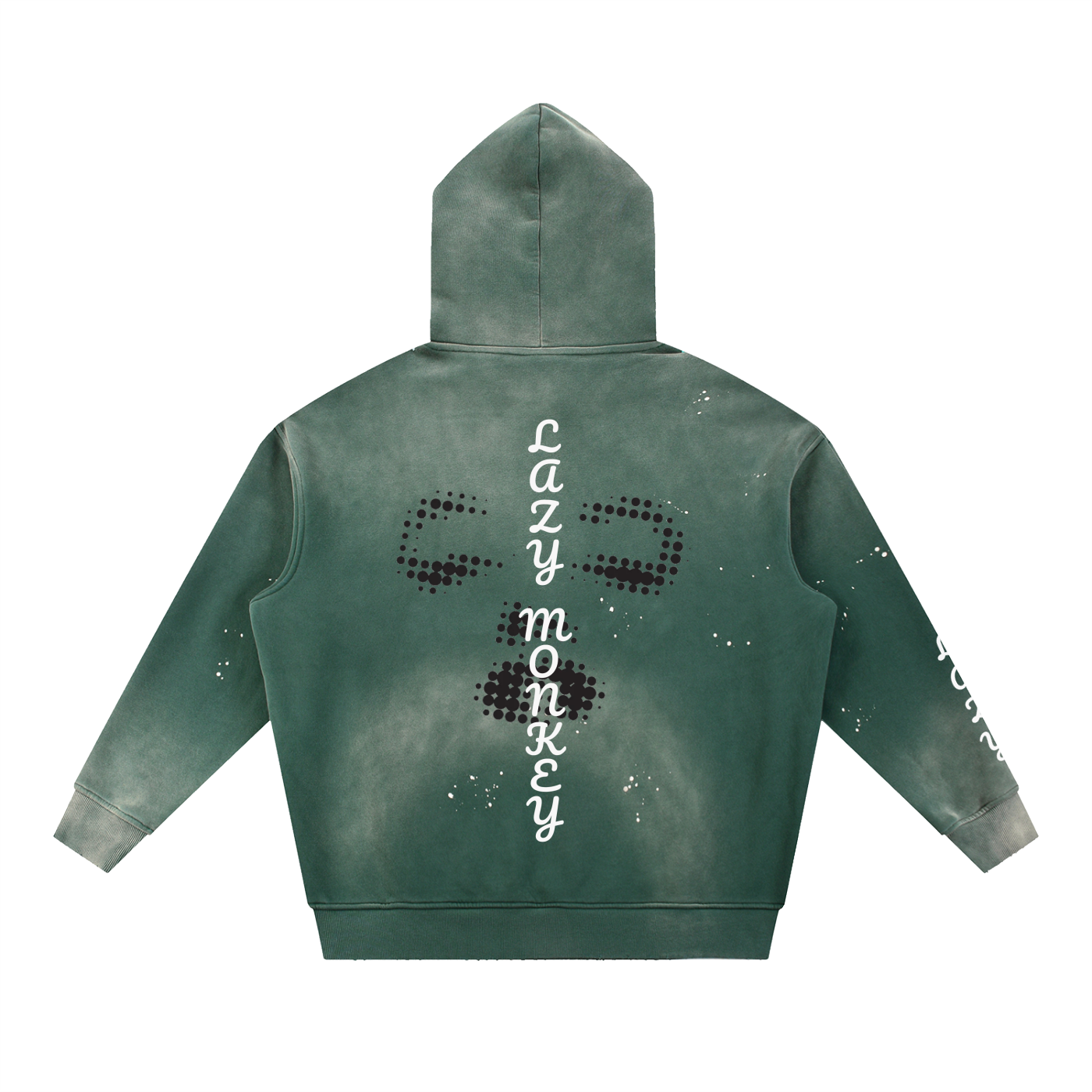 Washed Frayed Hoodie