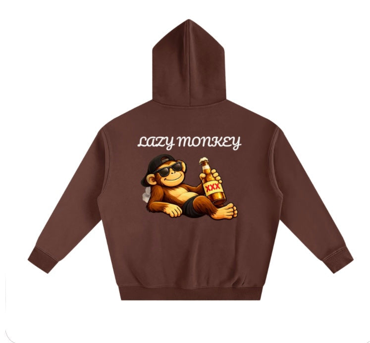 Oversize Lazy Monkey Hoodie