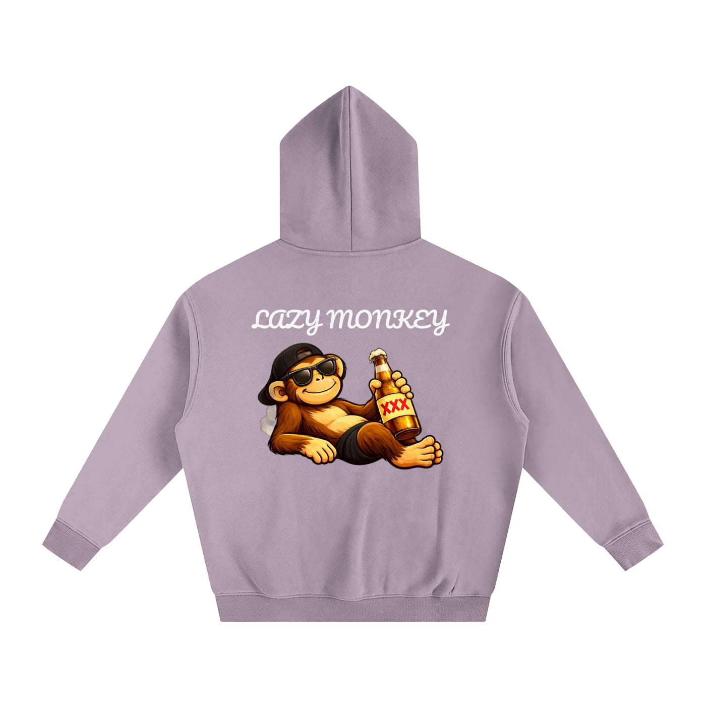 Oversize Lazy Monkey Hoodie