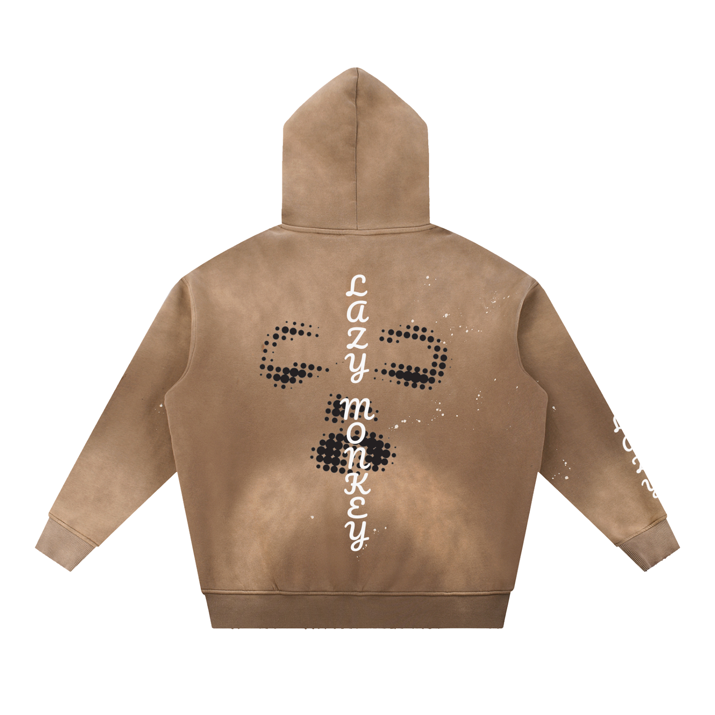 Washed Frayed Hoodie